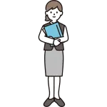 Female Office Worker SVG Icon